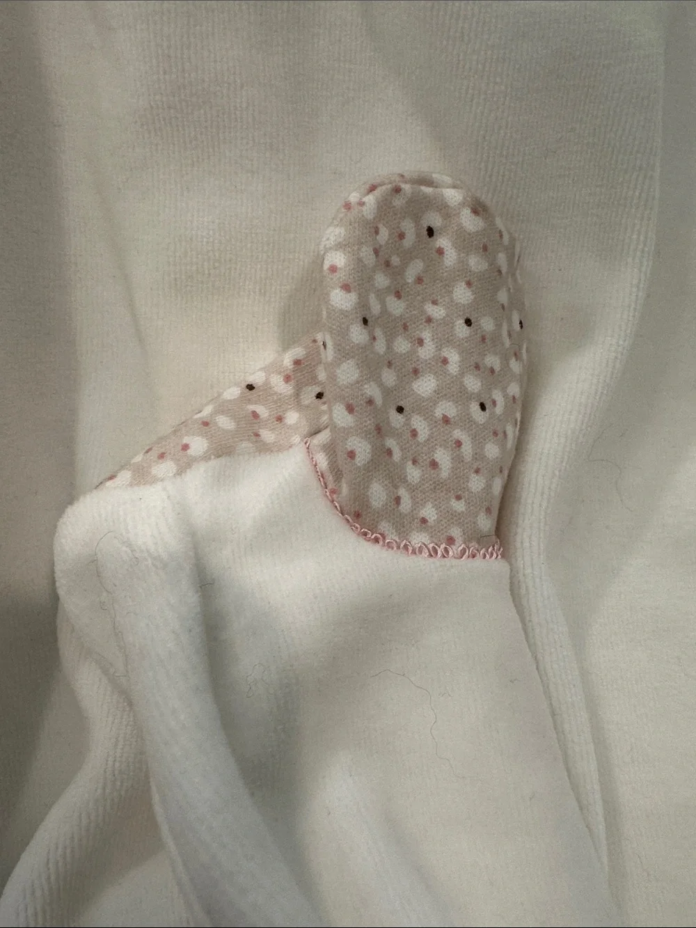 Mayoral New Girls Cream‎ Velour Footed Sleeper Ruffle Trim Bow 4-6 Months